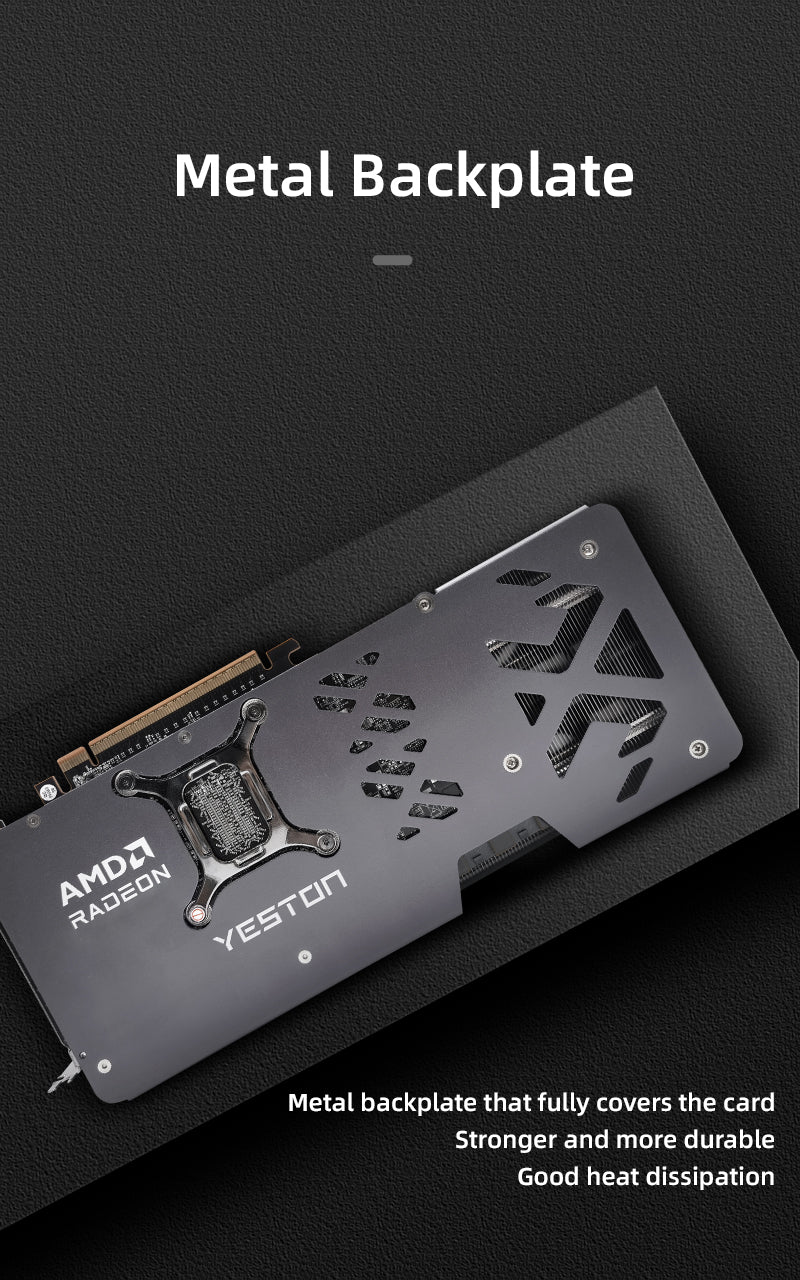 Yeston GAEA Radeon RX 9070 XT 16GB GDDR6 4nm video cards Desktop computer PC Video Graphics Card - Image 9