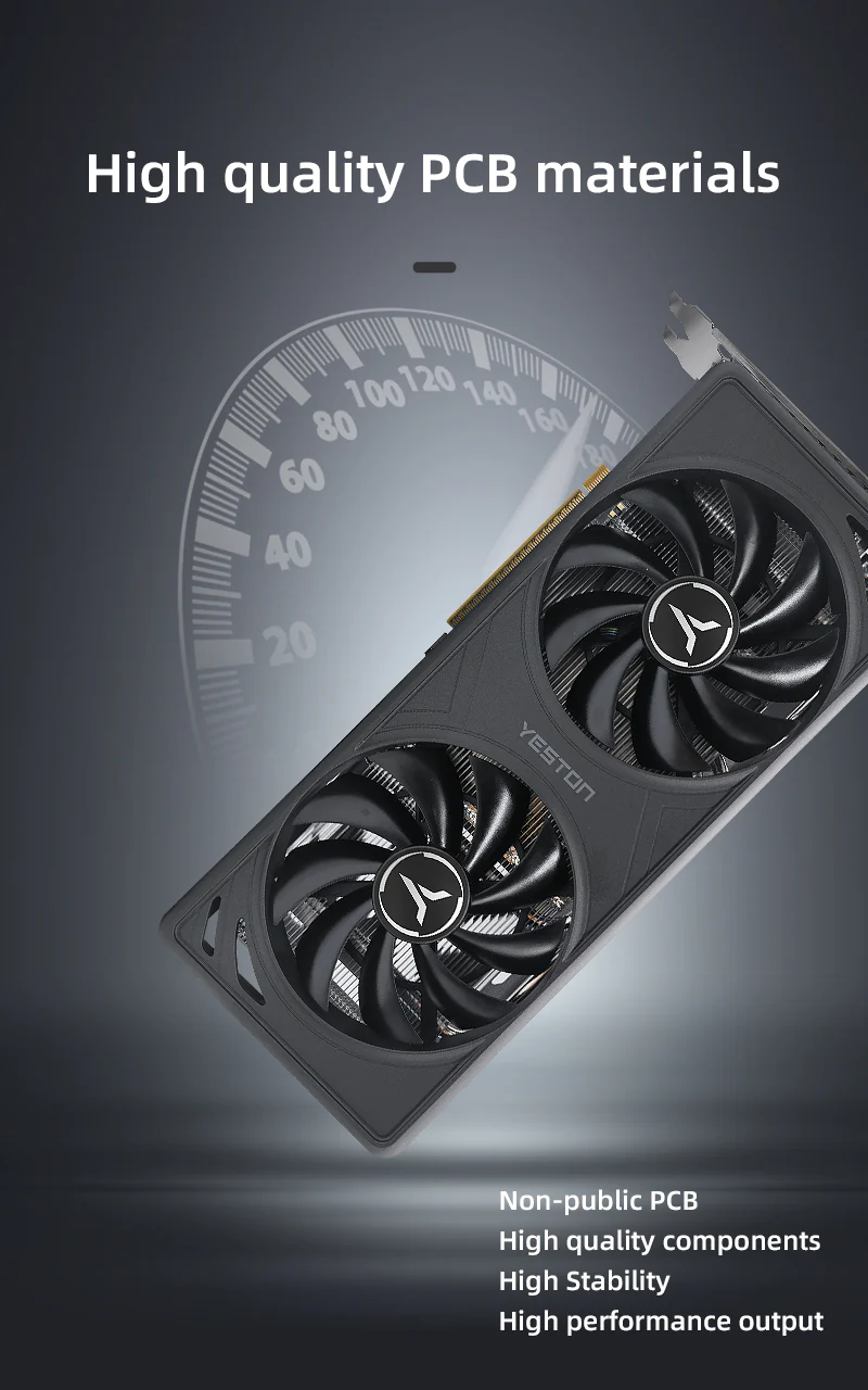 (Promotion)Yeston GAEA Radeon RX 9060 XT 16GB GDDR6 video cards Desktop computer PC Video Graphics Card - Image 10