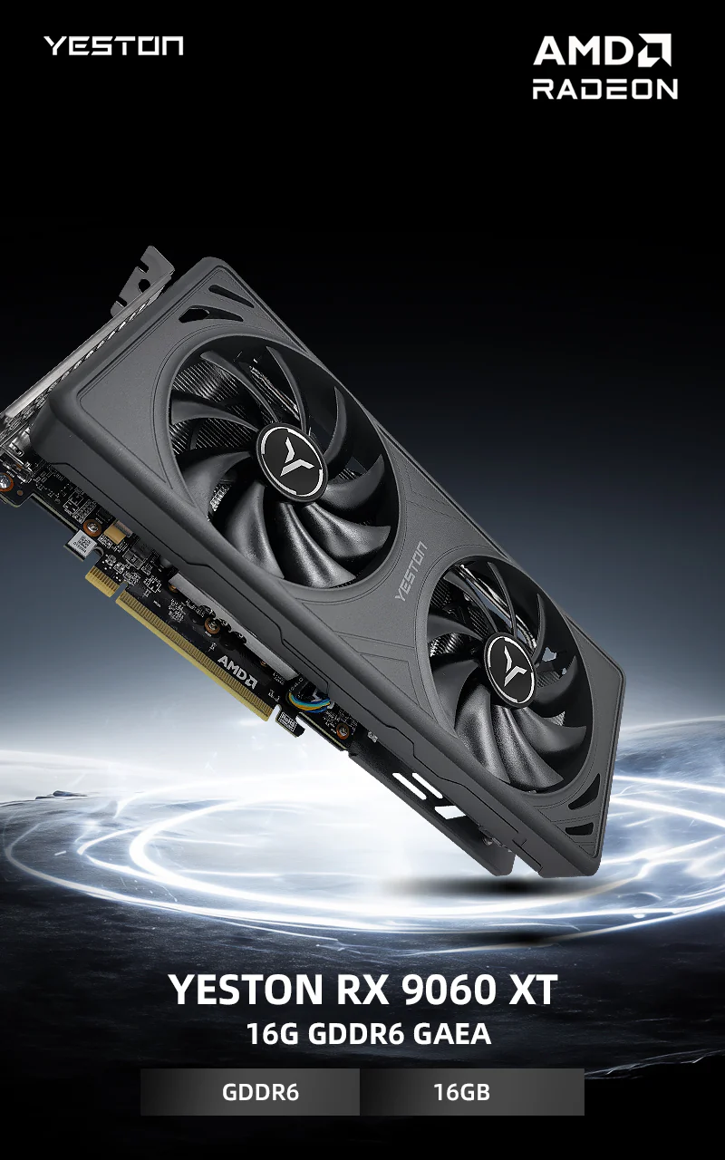 (Promotion)Yeston GAEA Radeon RX 9060 XT 16GB GDDR6 video cards Desktop computer PC Video Graphics Card - Image 4