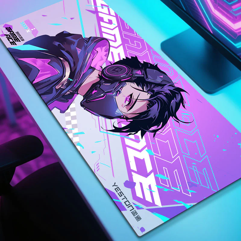 Yeston Game Ace 27.5*11.8*0.12in(700*300mm) Mouse pad, Thick Extended Mouse Mat Non-Slip Spill-Resistant Desk Pad - Image 4