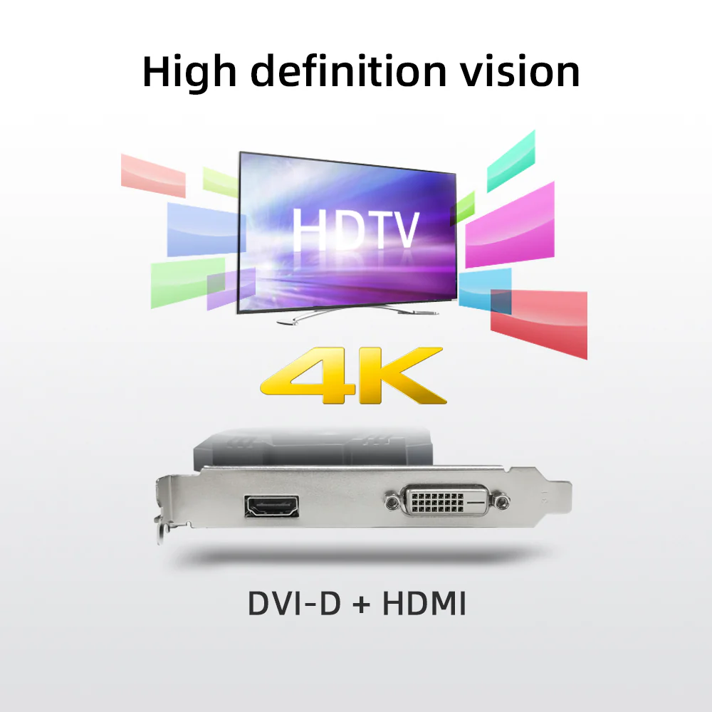 Yeston GT 1030 4GD4 TB 64bit Graphics Card PCIE 3.0 GDDR4 Video Card for PC - Image 6