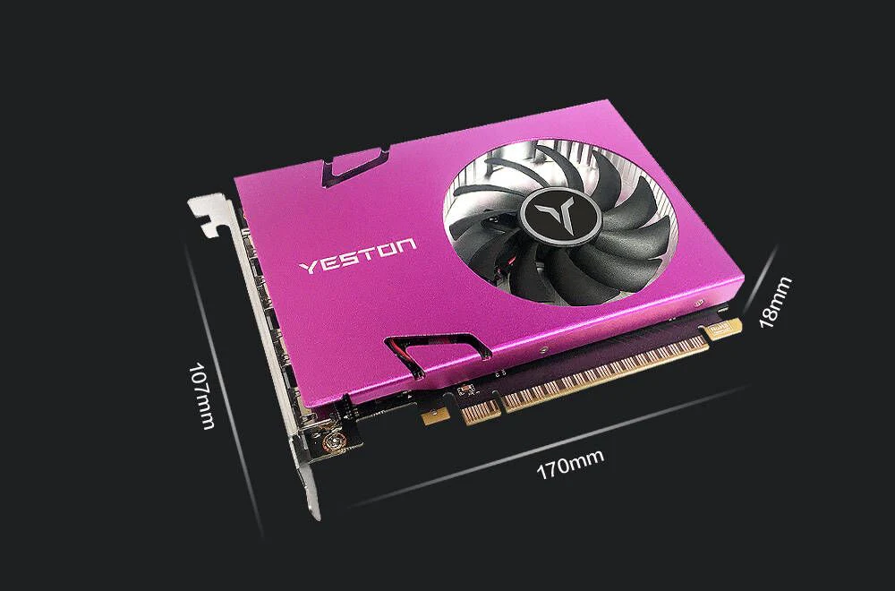Yeston GT 730 4G 4HDMI 128bit Graphics Card PCIE 2.0 DDR3 Video Card for PC - Image 9