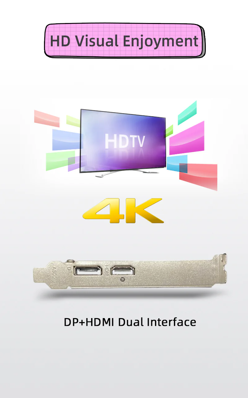 (Promotion)Yeston GTX 1050 ti 4GD5 LP 128bit Graphics Card PCIE 3.0 GDDR5 1050 Ti Video Card for PC - Image 10