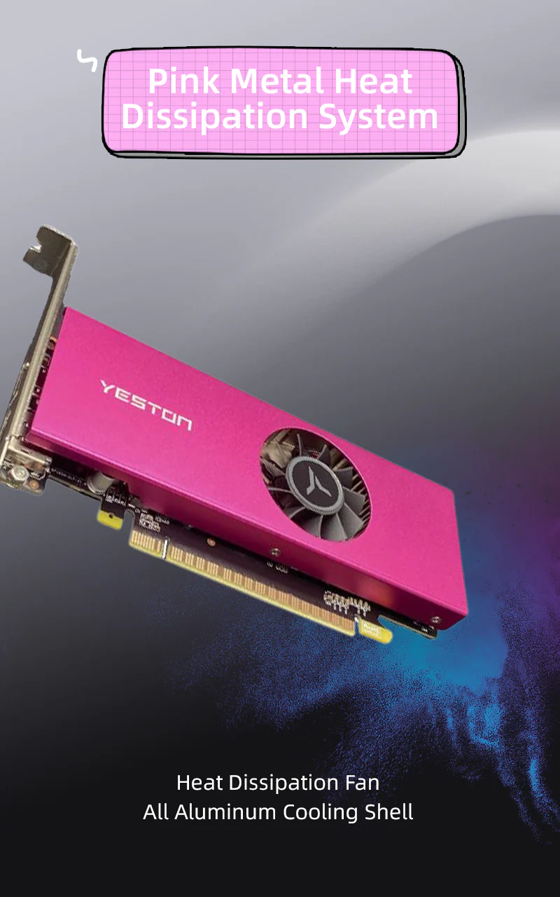 (Promotion)Yeston GTX 1050 ti 4GD5 LP 128bit Graphics Card PCIE 3.0 GDDR5 1050 Ti Video Card for PC - Image 11
