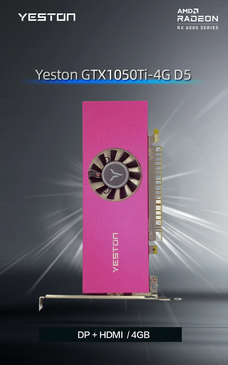 (Promotion)Yeston GTX 1050 ti 4GD5 LP 128bit Graphics Card PCIE 3.0 GDDR5 1050 Ti Video Card for PC - Image 5