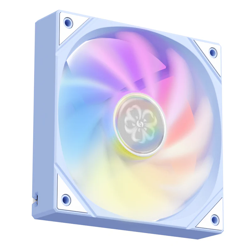 (Promotion: $5 discount over $30)Yeston SAKURA Computer Case Fan ARGB LED 120mm Cooler Fan Quiet Edition High Airflow Color LED Case Fan 4pin PWM Silent Fan with Hydraulic Bearing (Forward Fan) - Image 3