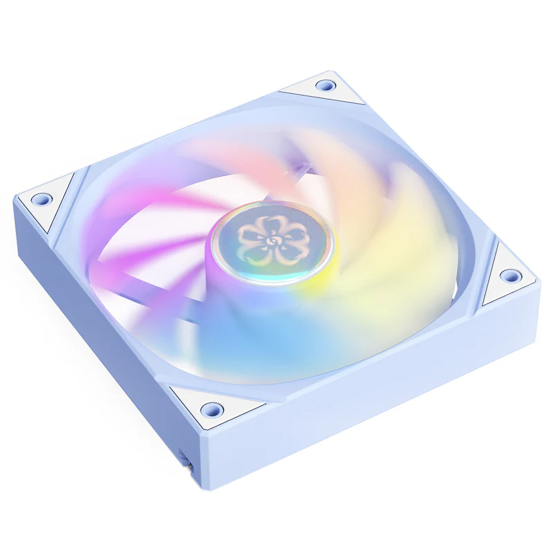 (Promotion: $5 discount over $30)Yeston SAKURA Computer Case Fan ARGB LED 120mm Cooler Fan Quiet Edition High Airflow Color LED Case Fan 4pin PWM Silent Fan with Hydraulic Bearing (Forward Fan) - Image 4