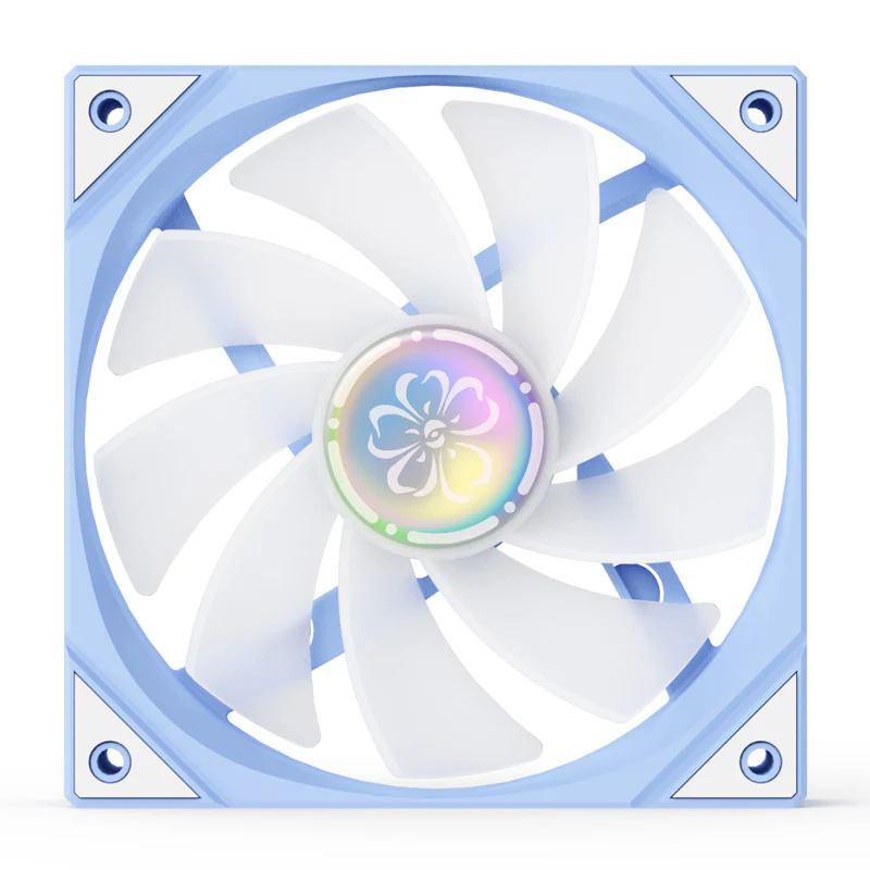 (Promotion: $5 discount over $30)Yeston SAKURA Computer Case Fan ARGB LED 120mm Cooler Fan Quiet Edition High Airflow Color LED Case Fan 4pin PWM Silent Fan with Hydraulic Bearing (Reverse Fan) - Image 11