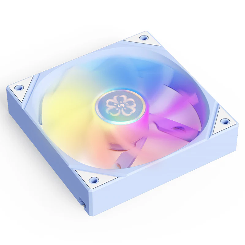 (Promotion: $5 discount over $30)Yeston SAKURA Computer Case Fan ARGB LED 120mm Cooler Fan Quiet Edition High Airflow Color LED Case Fan 4pin PWM Silent Fan with Hydraulic Bearing (Reverse Fan) - Image 4