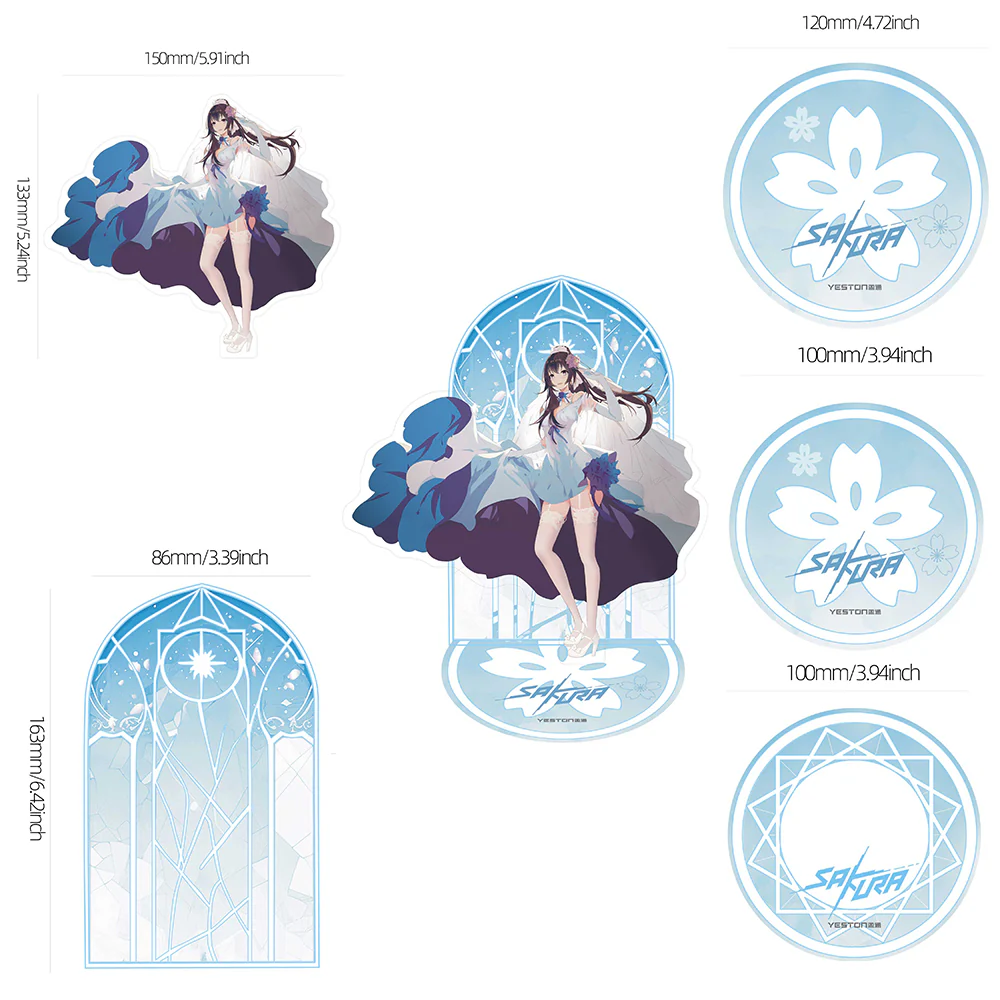 (Promotion: $5 discount over $30)Yeston Sakura Sugar Desktop Signage - Image 5