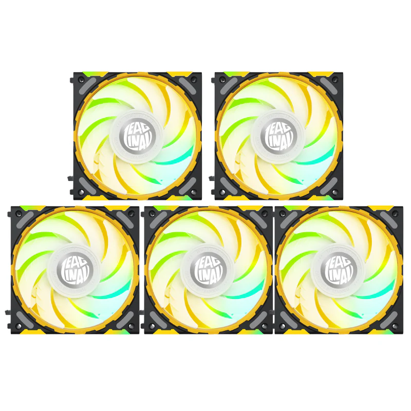 (Promotion: $5 discount over $30)Zeaginal ARGB Light of Zhuishen LED 120mm Case Fan,Quiet Edition High Airflow Color LED Case Fan for PC Cases, CPU Coolers,Radiators SystemComputer Case Cooling Fan - Image 13