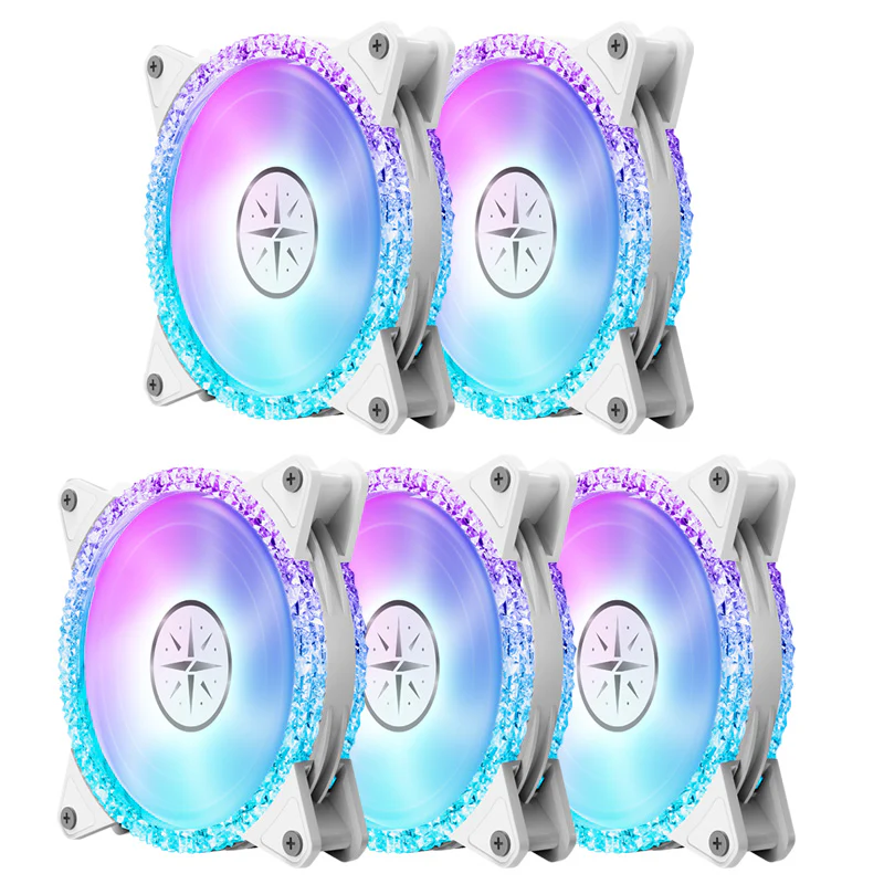 (Promotion: $5 discount over $30)(Only Canada has inventory) Zeaginal ZC-12025 ARGB Bling Bling LED 120mm Case Fan,Quiet Edition High Airflow Color LED Case Fan for PC Cases, CPU Coolers,Radiators SystemComputer Case Cooling Fan - Image 11