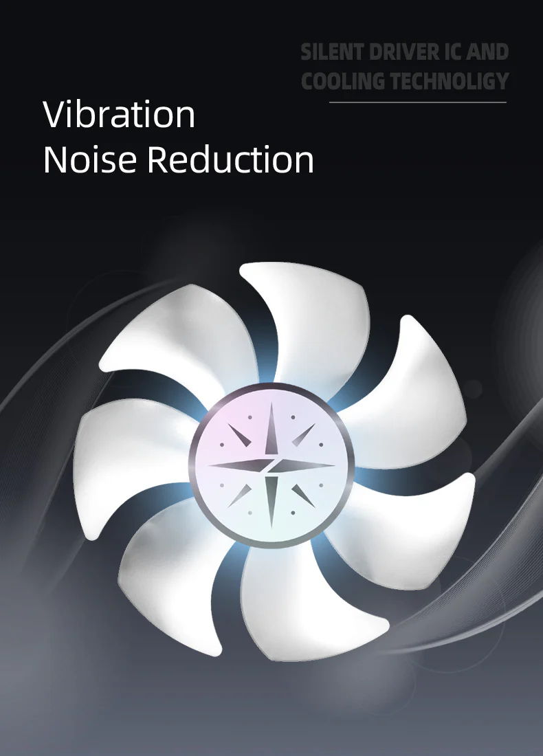 (Promotion: $5 discount over $30)(Only Canada has inventory) Zeaginal ZC-12025 ARGB Bling Bling LED 120mm Case Fan,Quiet Edition High Airflow Color LED Case Fan for PC Cases, CPU Coolers,Radiators SystemComputer Case Cooling Fan - Image 7