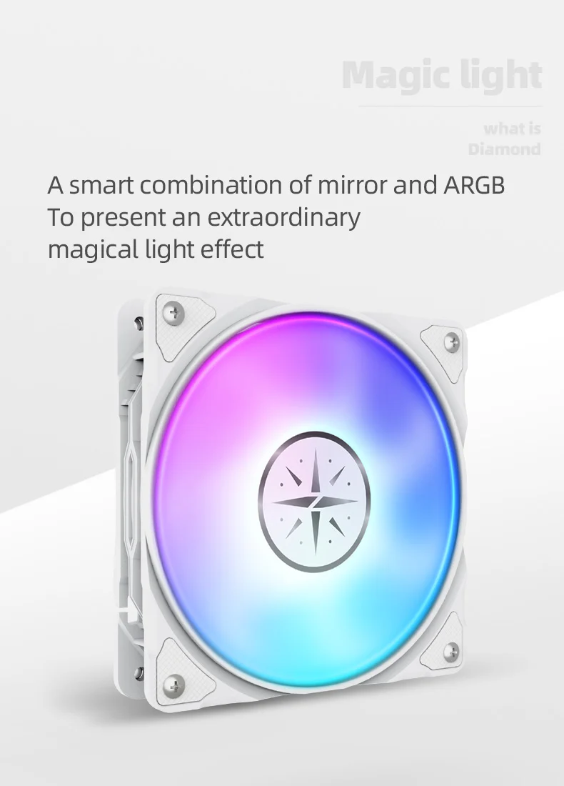 (Promotion: $5 discount over $30)Zeaginal ZC-12025 ARGB Tears of the Moon God LED 120mm Case Fan,Quiet Edition High Airflow Color LED Case Fan for PC Cases, CPU Coolers,Radiators SystemComputer Case Cooling Fan - Image 4