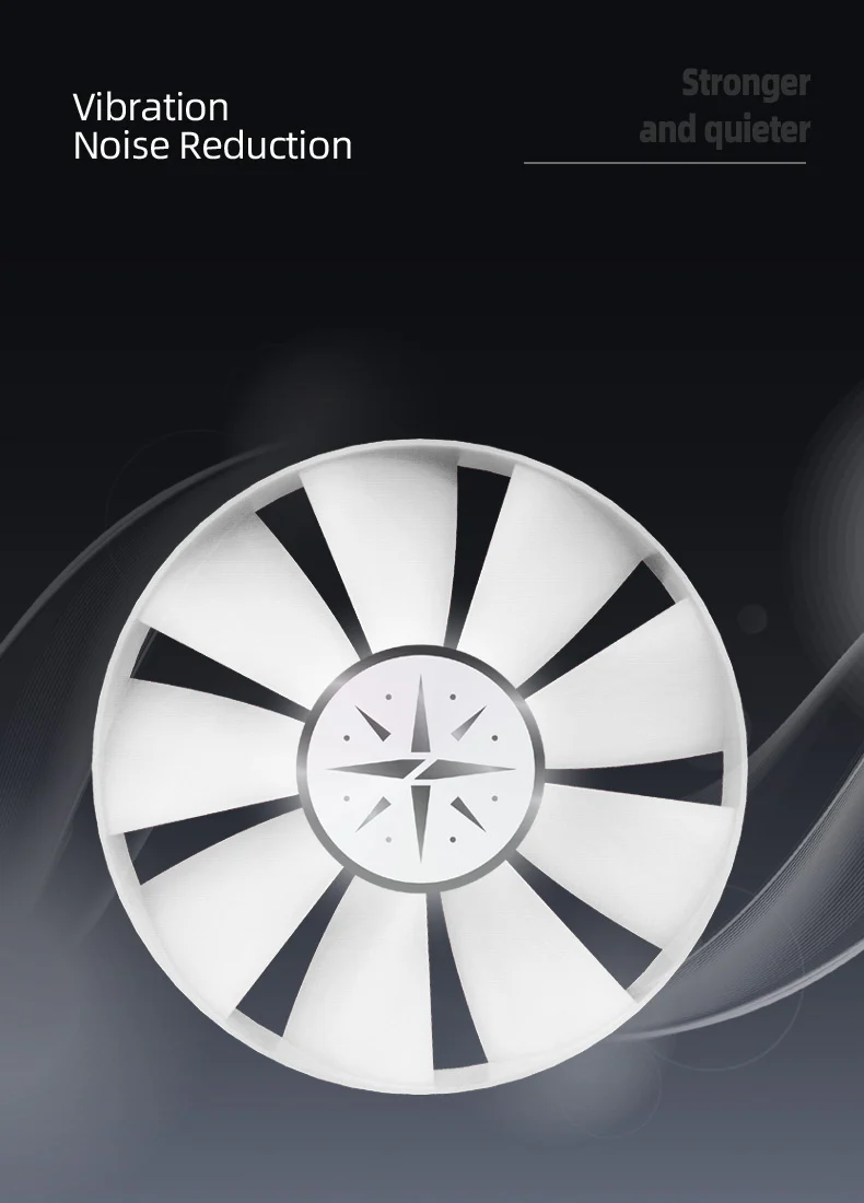 (Promotion: $5 discount over $30)Zeaginal ZC-12025 ARGB Tears of the Moon God LED 120mm Case Fan,Quiet Edition High Airflow Color LED Case Fan for PC Cases, CPU Coolers,Radiators SystemComputer Case Cooling Fan - Image 6